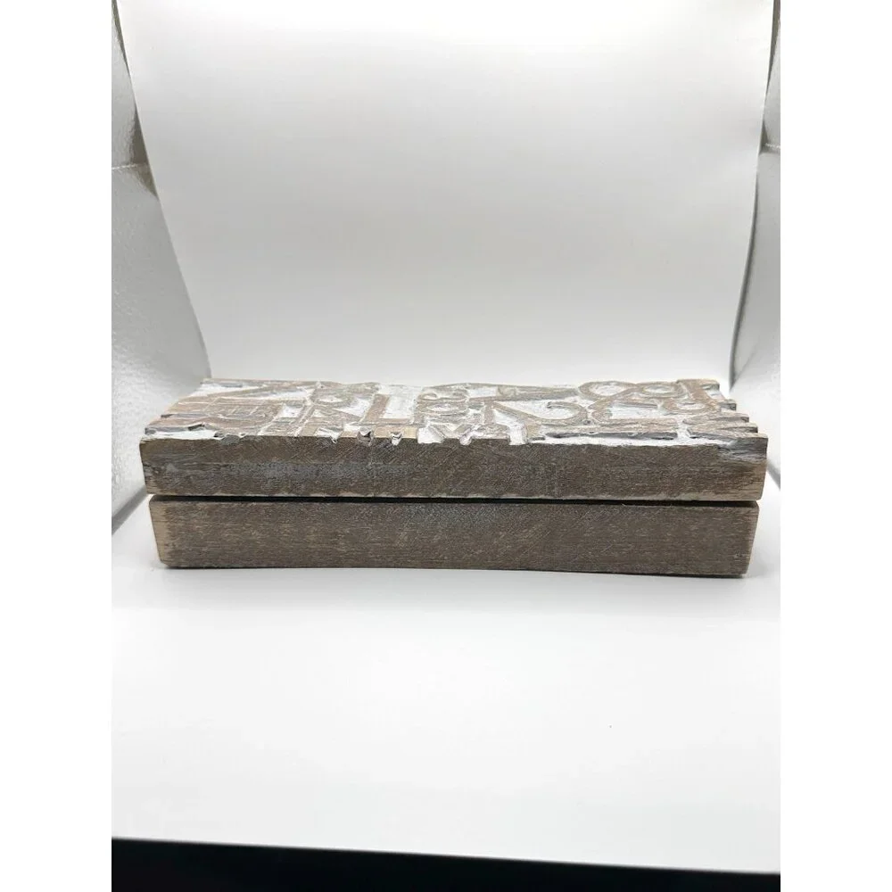Mixed‎ Font Letters Alphabet Box Trinket Box Rectangular